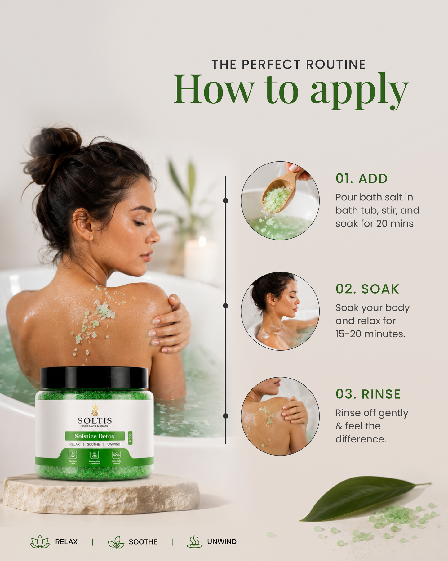 Green Tea Detox Bath Salt