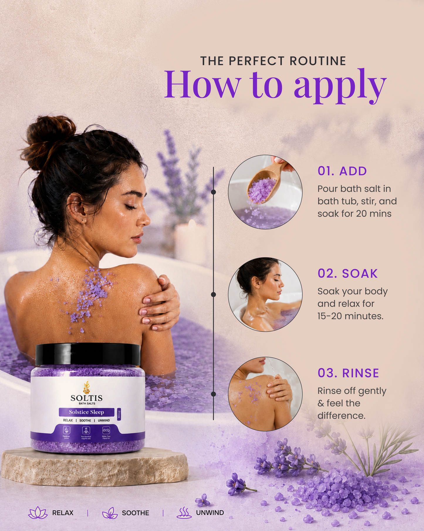 Solstice Sleep Bath Salts & Soaks