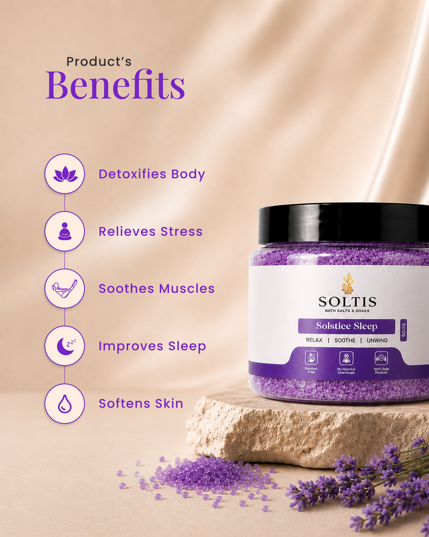 Solstice Sleep Bath Salts & Soaks