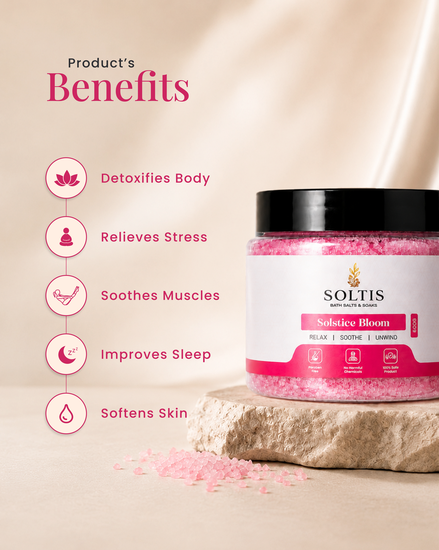 Soltis Solstice Bloom Bath Salts & Soaks